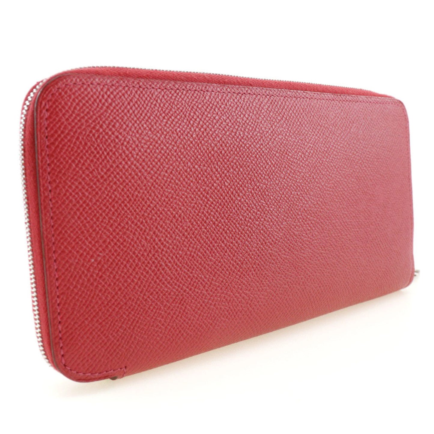 Hermès Azap Burgundy Leather Wallet Accessories