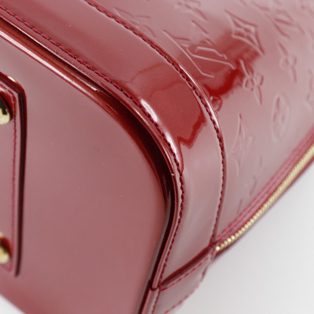 Louis Vuitton Alma Red Patent Leather Hand Bag