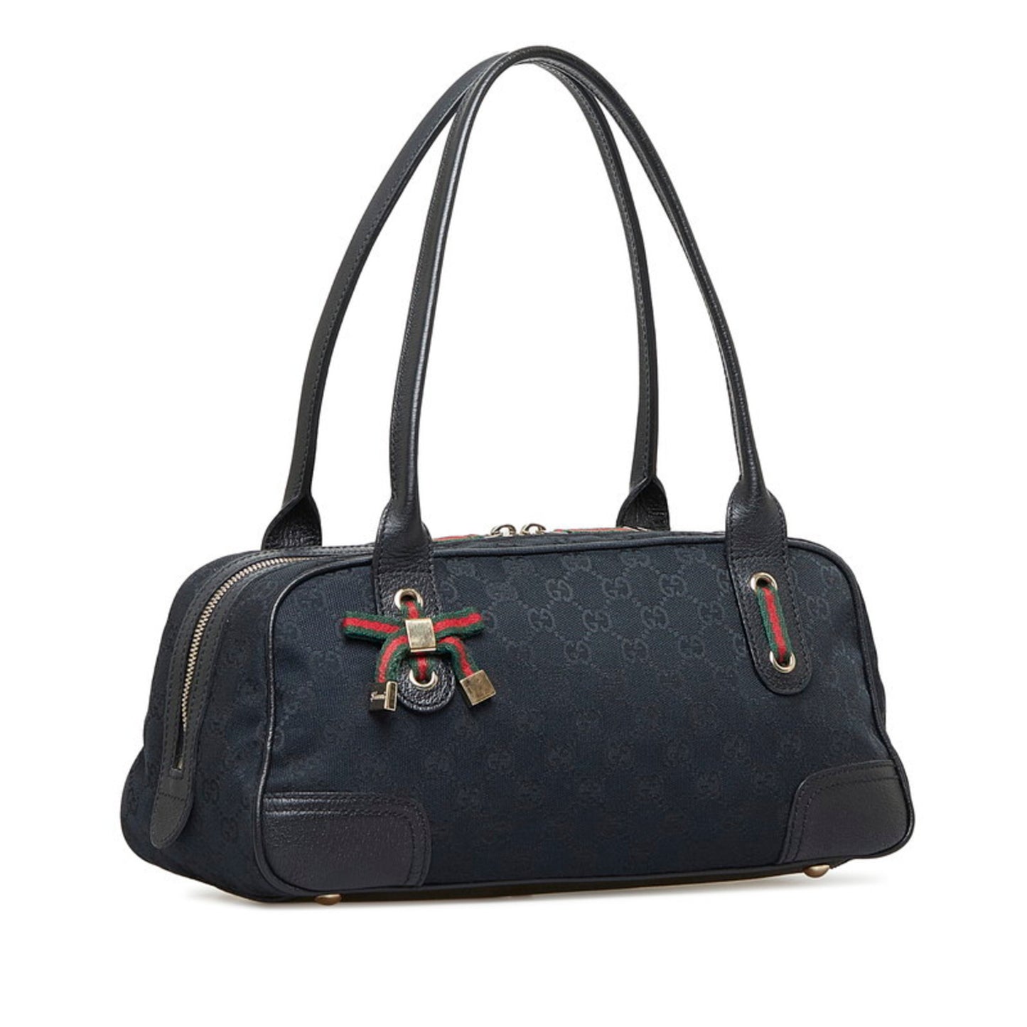 Gucci Princy Black Canvas Hand Bag