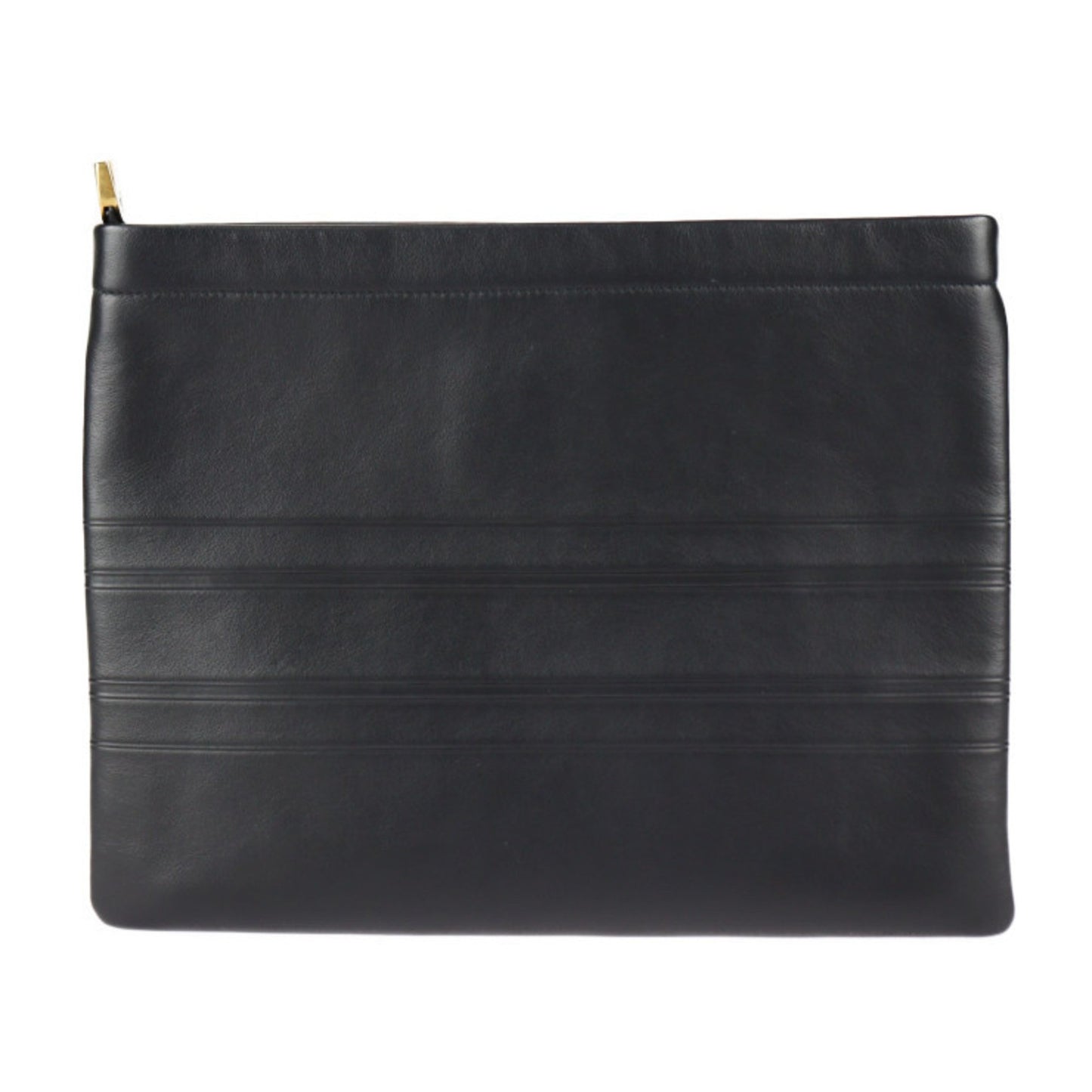 Dior Black Leather Clutch Bag