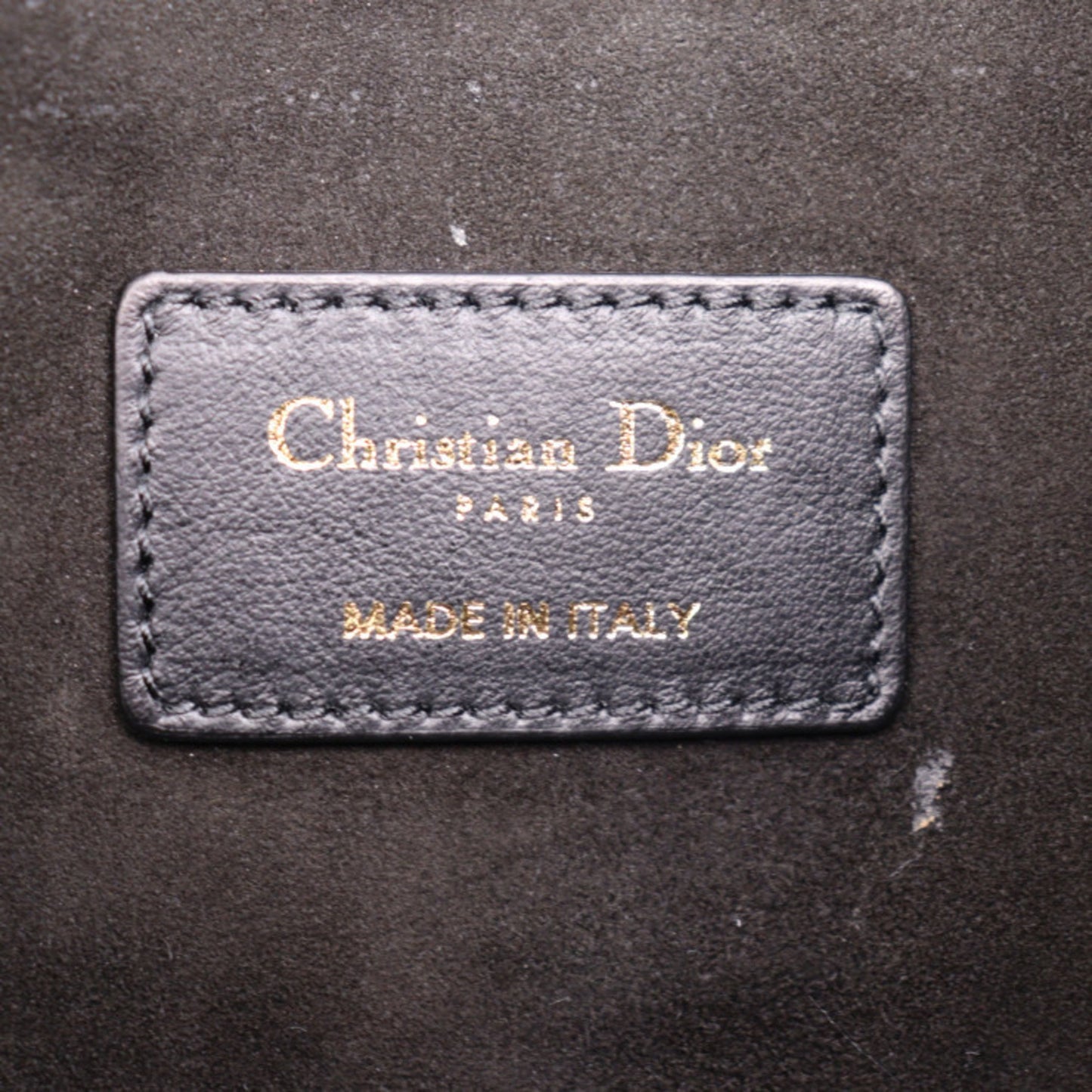 Dior Black Leather Clutch Bag