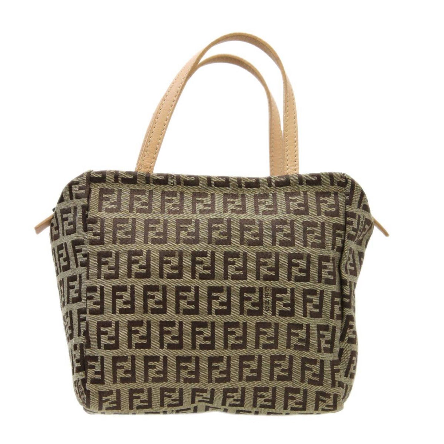 Fendi Zucca Beige Canvas Tote Bag