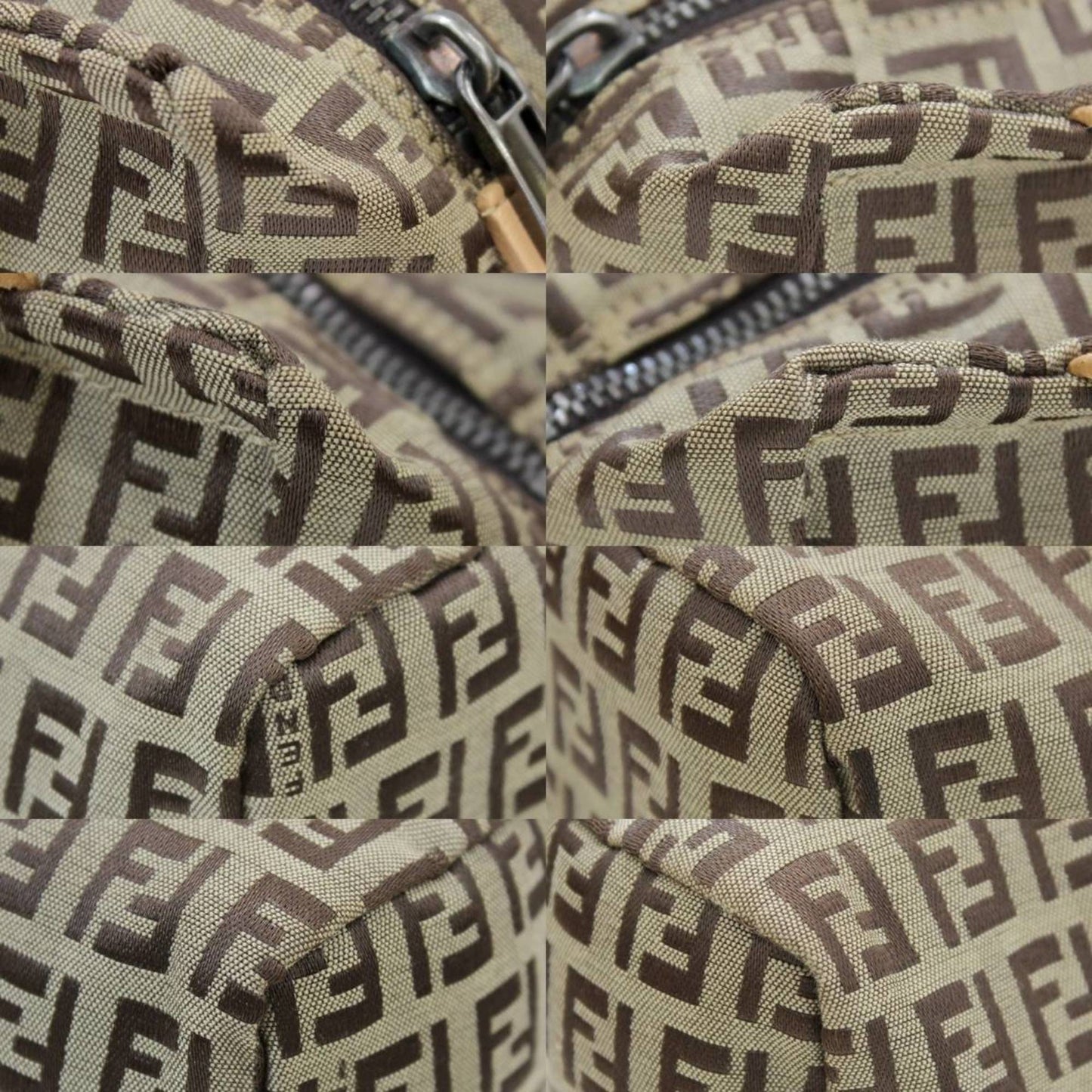 Fendi Zucca Beige Canvas Tote Bag