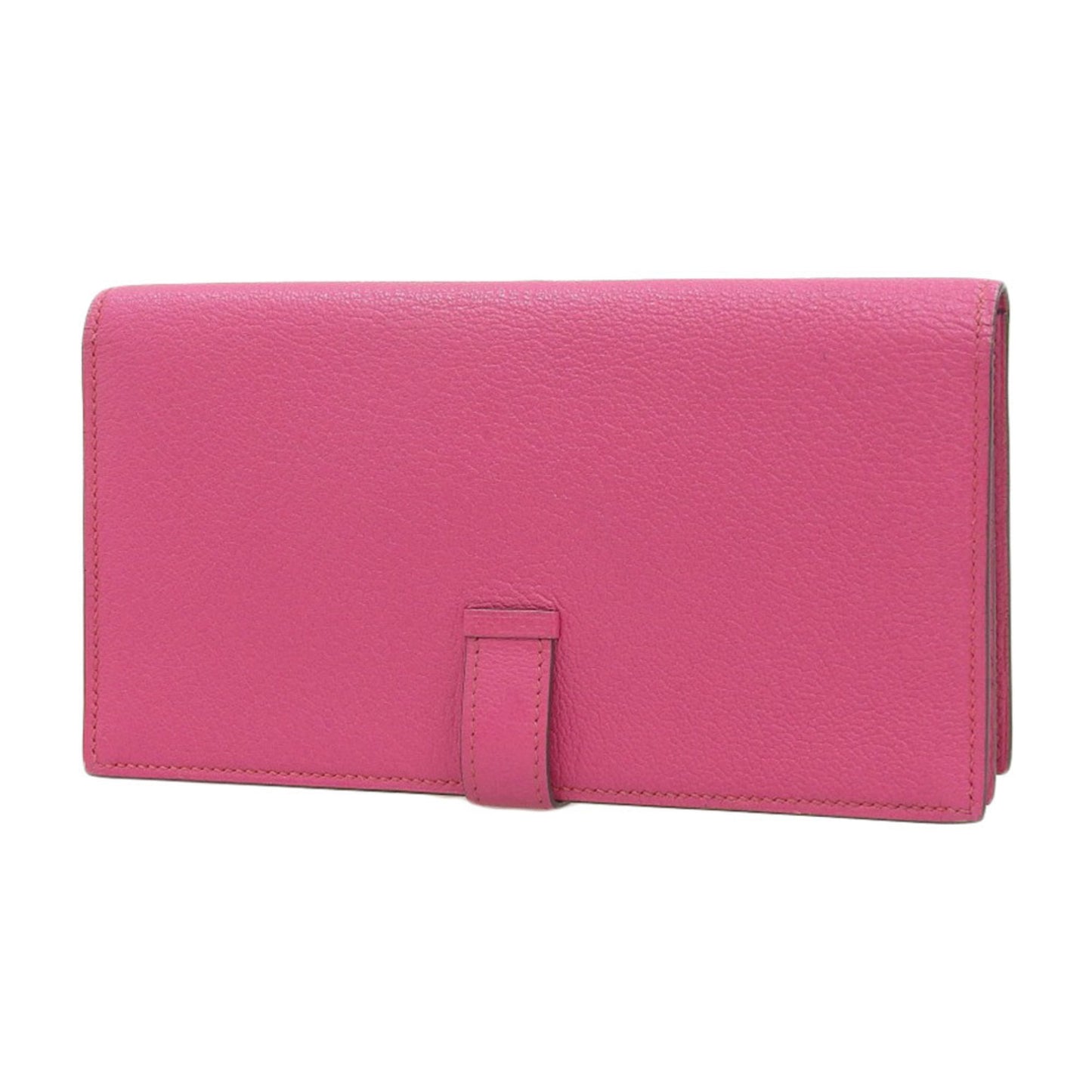 Hermès Béarn Pink Leather Wallet Accessories