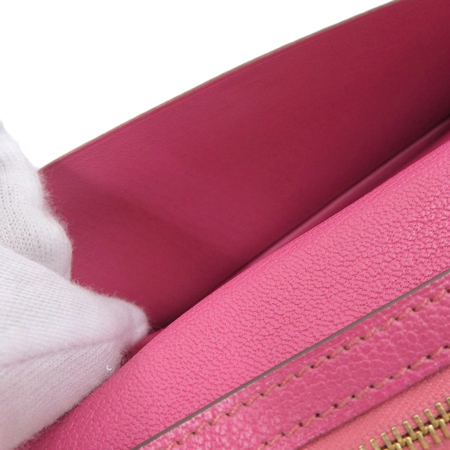 Hermès Béarn Pink Leather Wallet Accessories