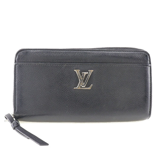 Louis Vuitton Lockme Black Leather Wallet Accessories