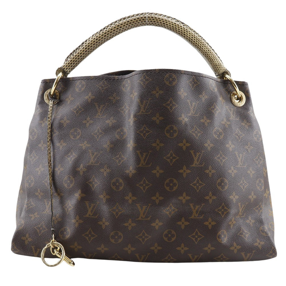 Louis Vuitton Artsy Brown Canvas Shoulder Bag