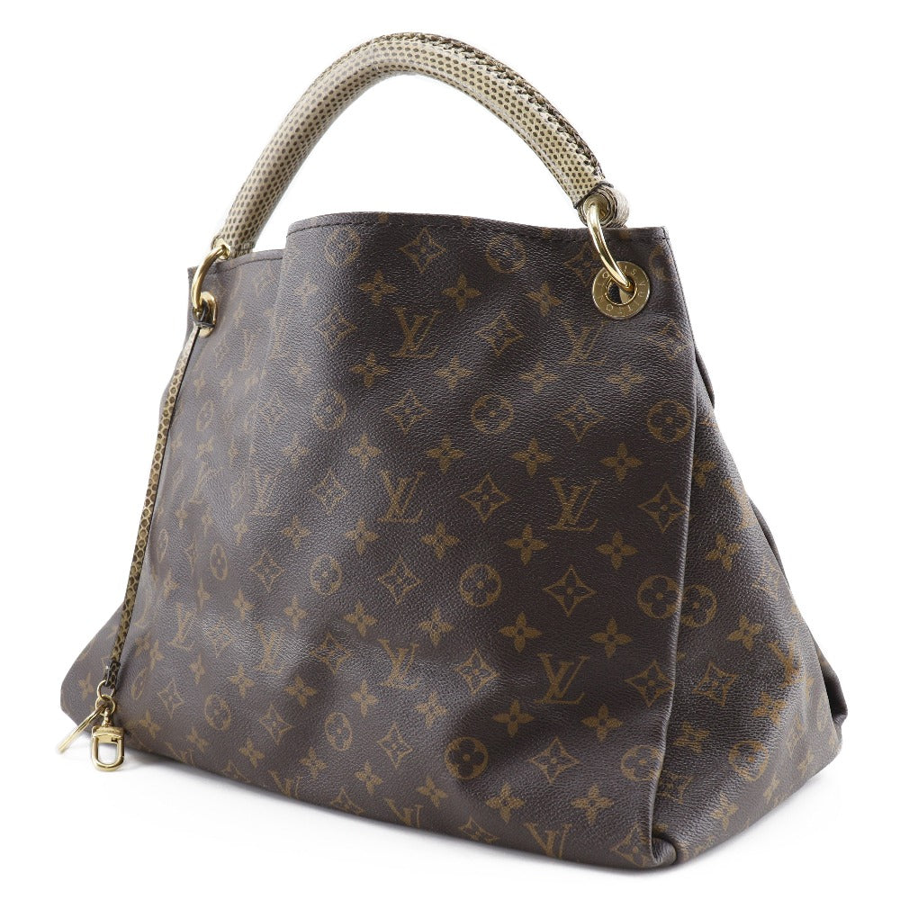 Louis Vuitton Artsy Brown Canvas Shoulder Bag