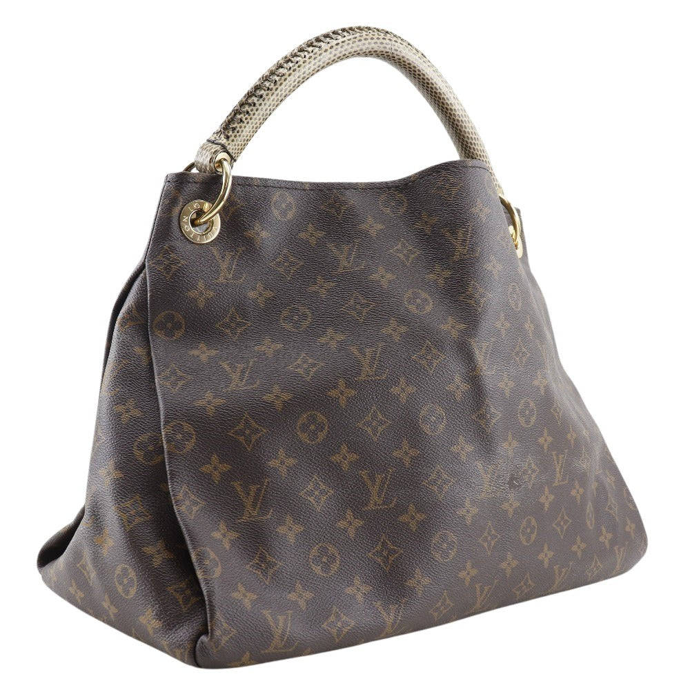 Louis Vuitton Artsy Brown Canvas Shoulder Bag