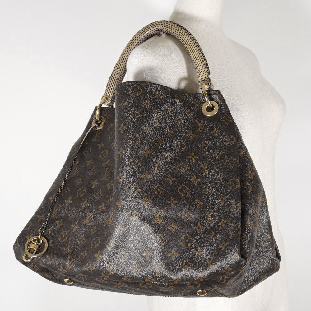 Louis Vuitton Artsy Brown Canvas Shoulder Bag