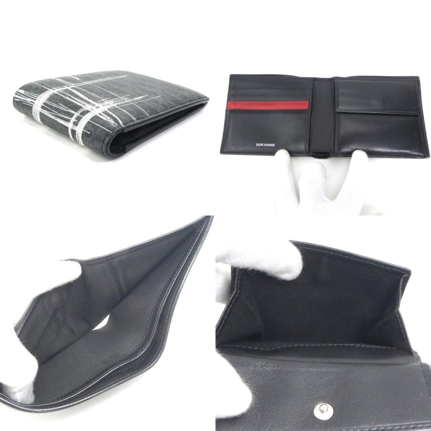 Dior Black Leather Wallet Accessories