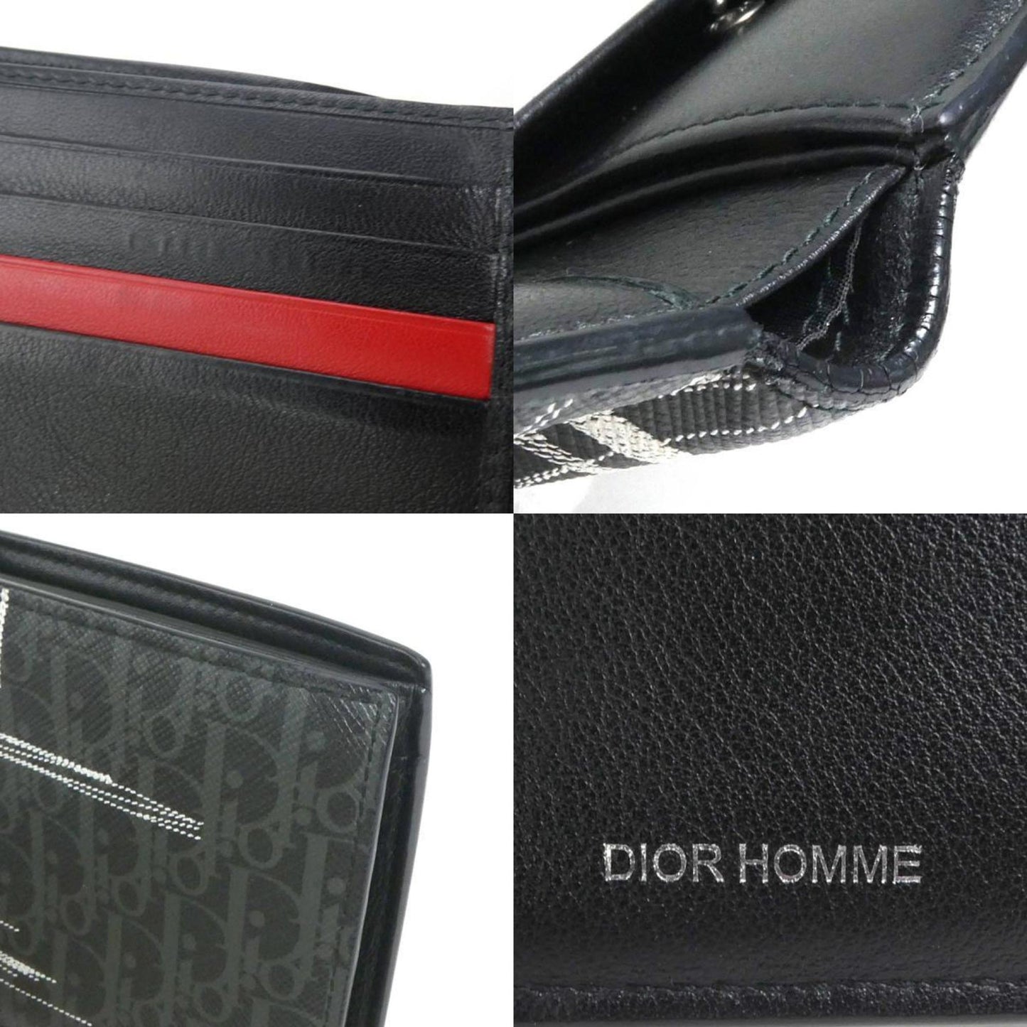 Dior Black Leather Wallet Accessories