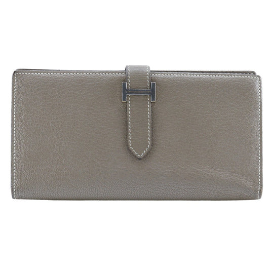 Hermès Béarn Beige Leather Wallet Accessories