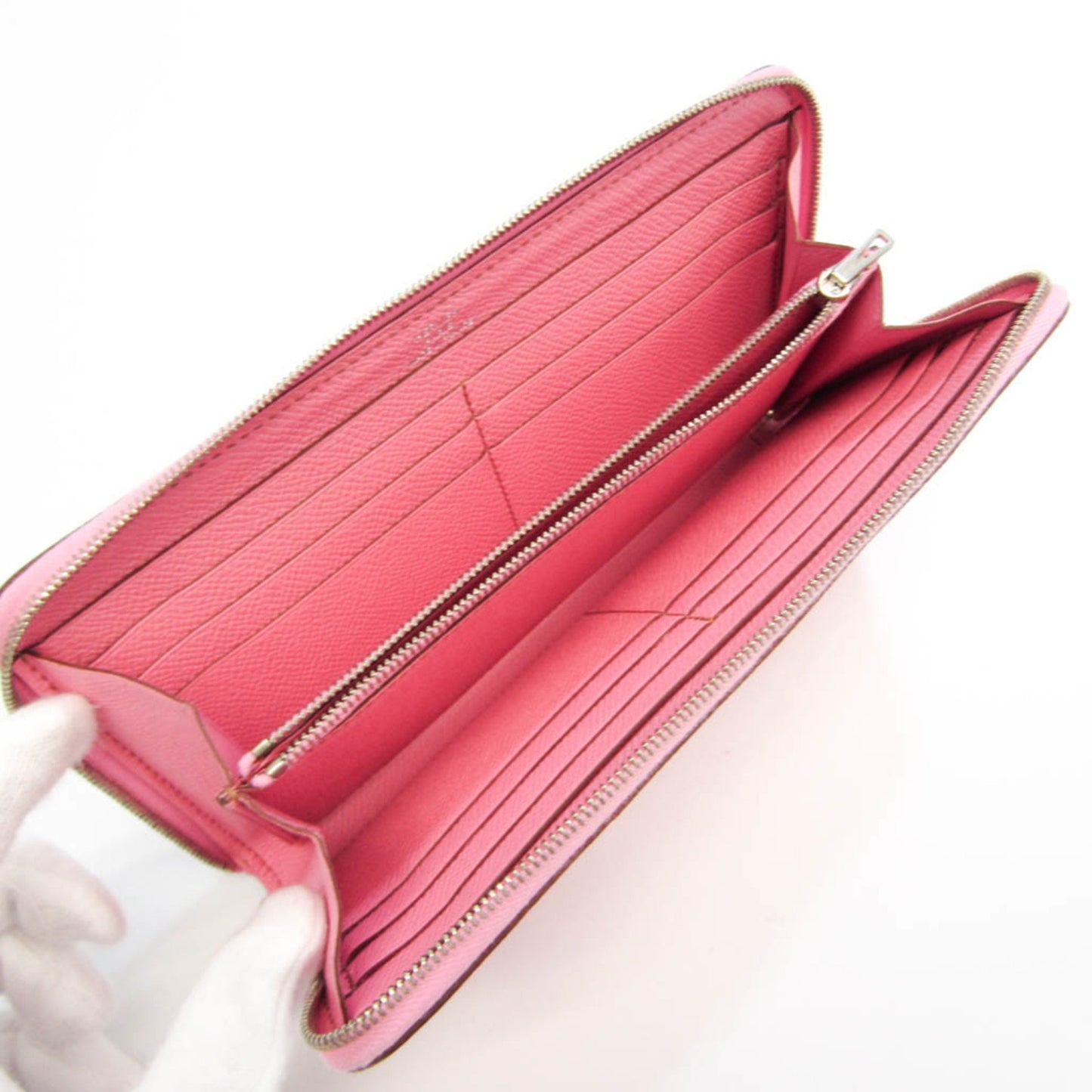 Hermès Azap Pink Leather Wallet Accessories