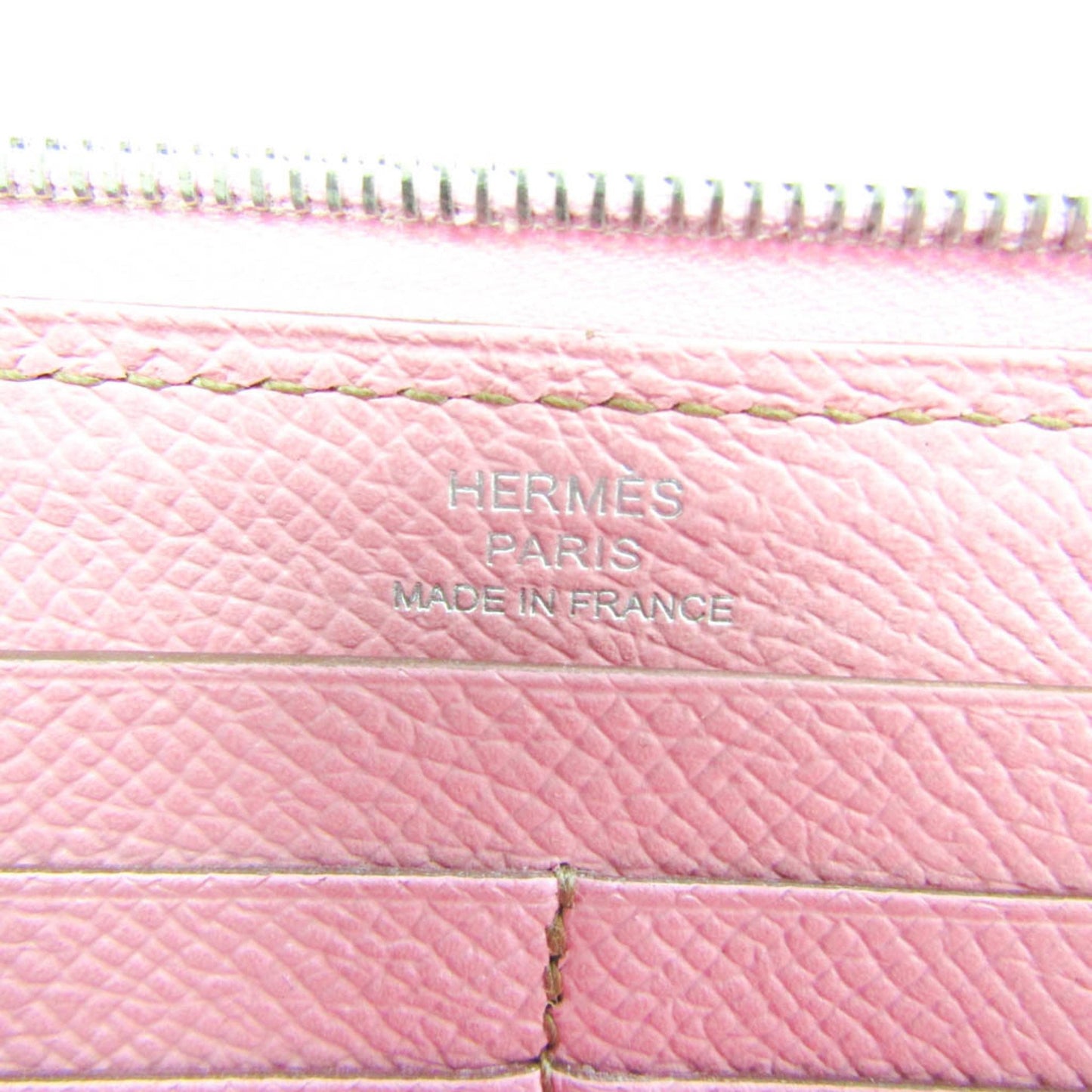 Hermès Azap Pink Leather Wallet Accessories