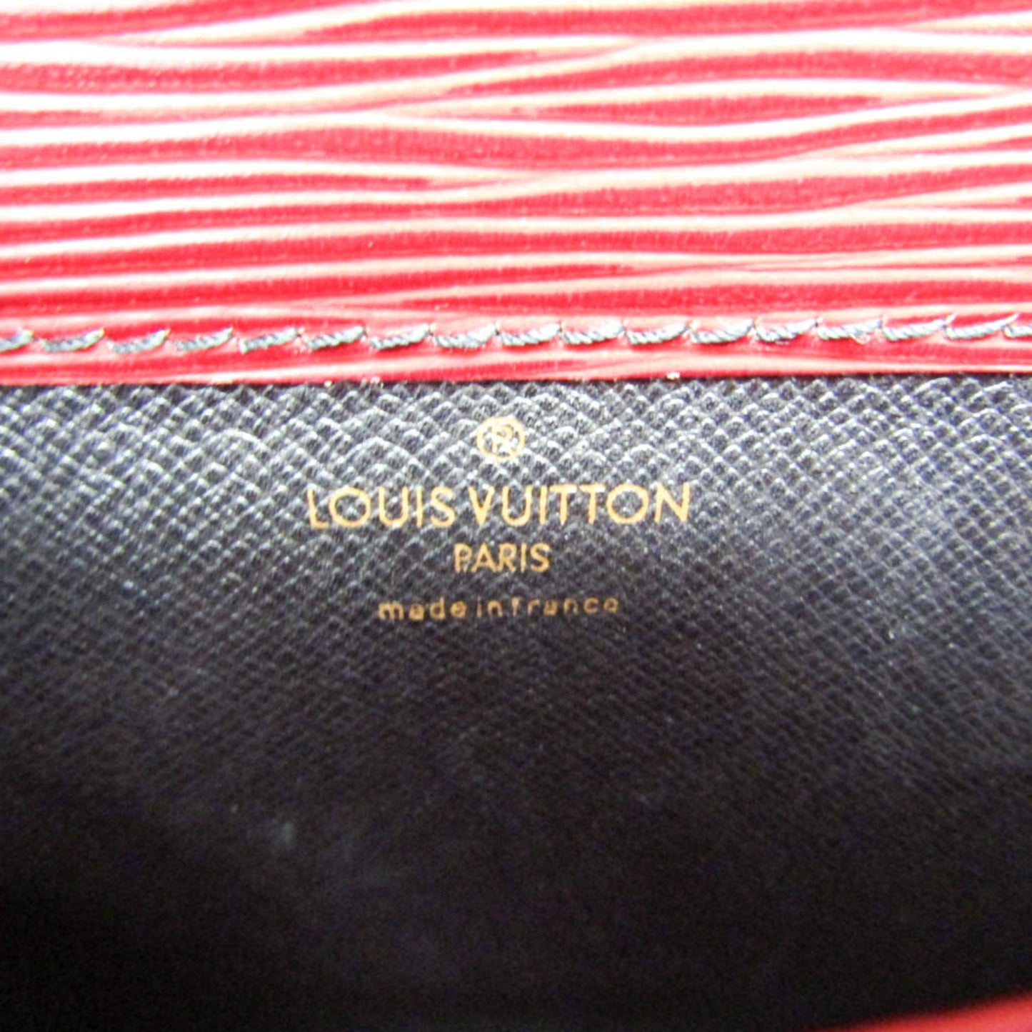 Louis Vuitton Cartouchiere Red Leather Shoulder Bag