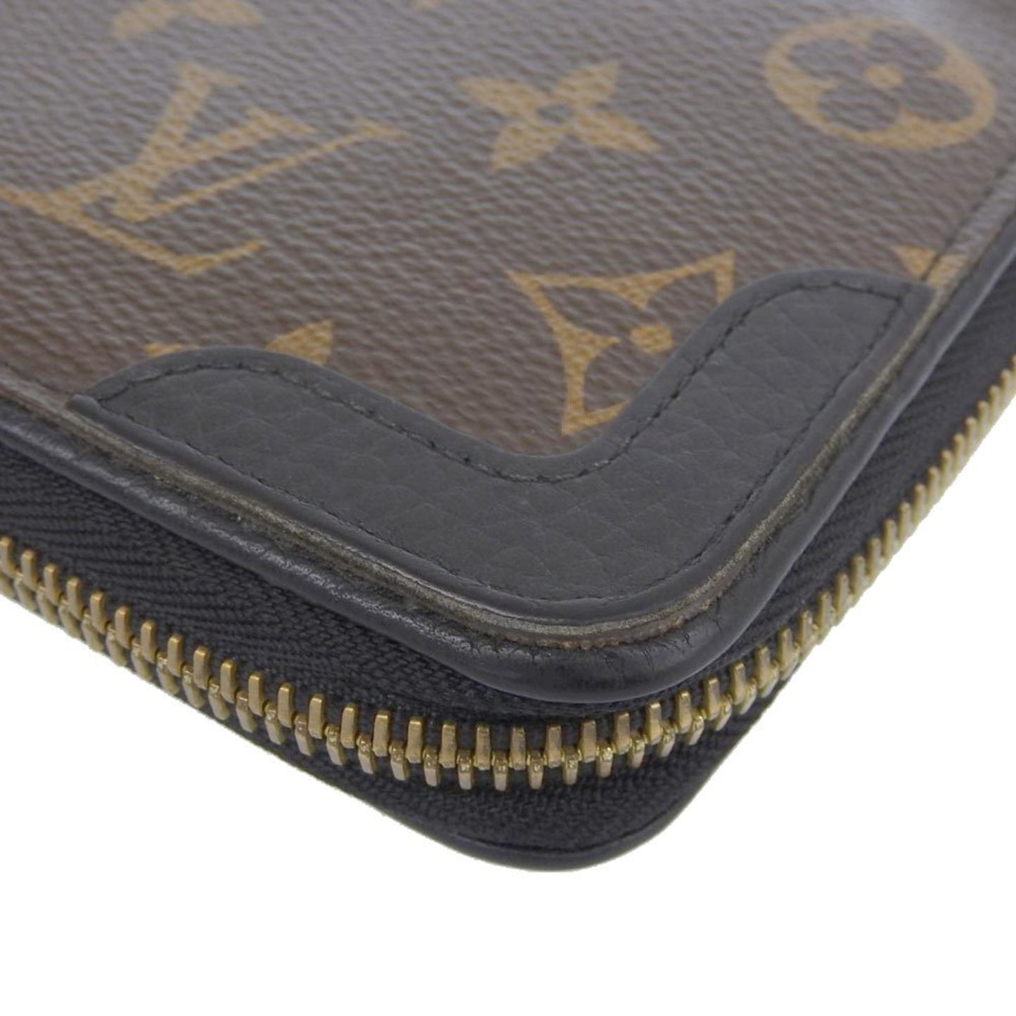 Louis Vuitton Portefeuille zippy Brown Canvas Wallet Accessories