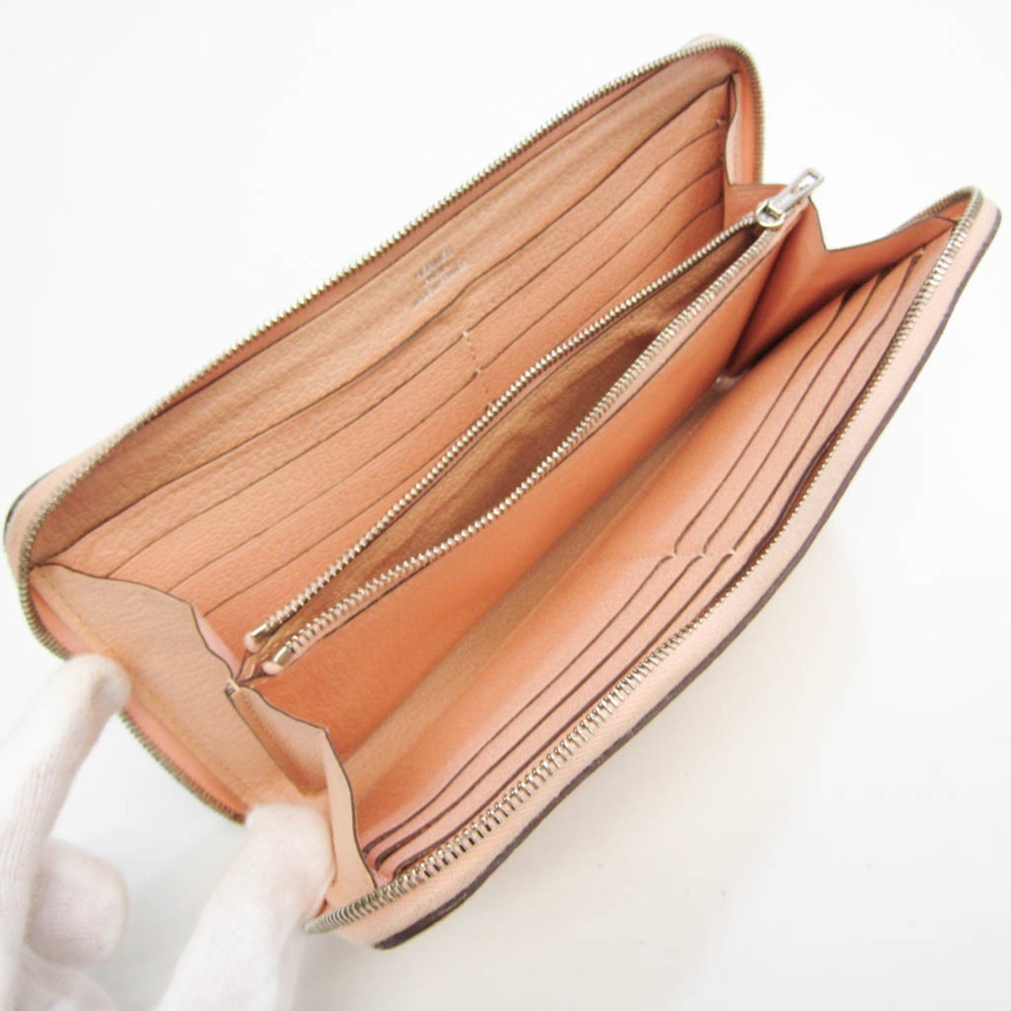 Hermès Azap Pink Leather Wallet Accessories