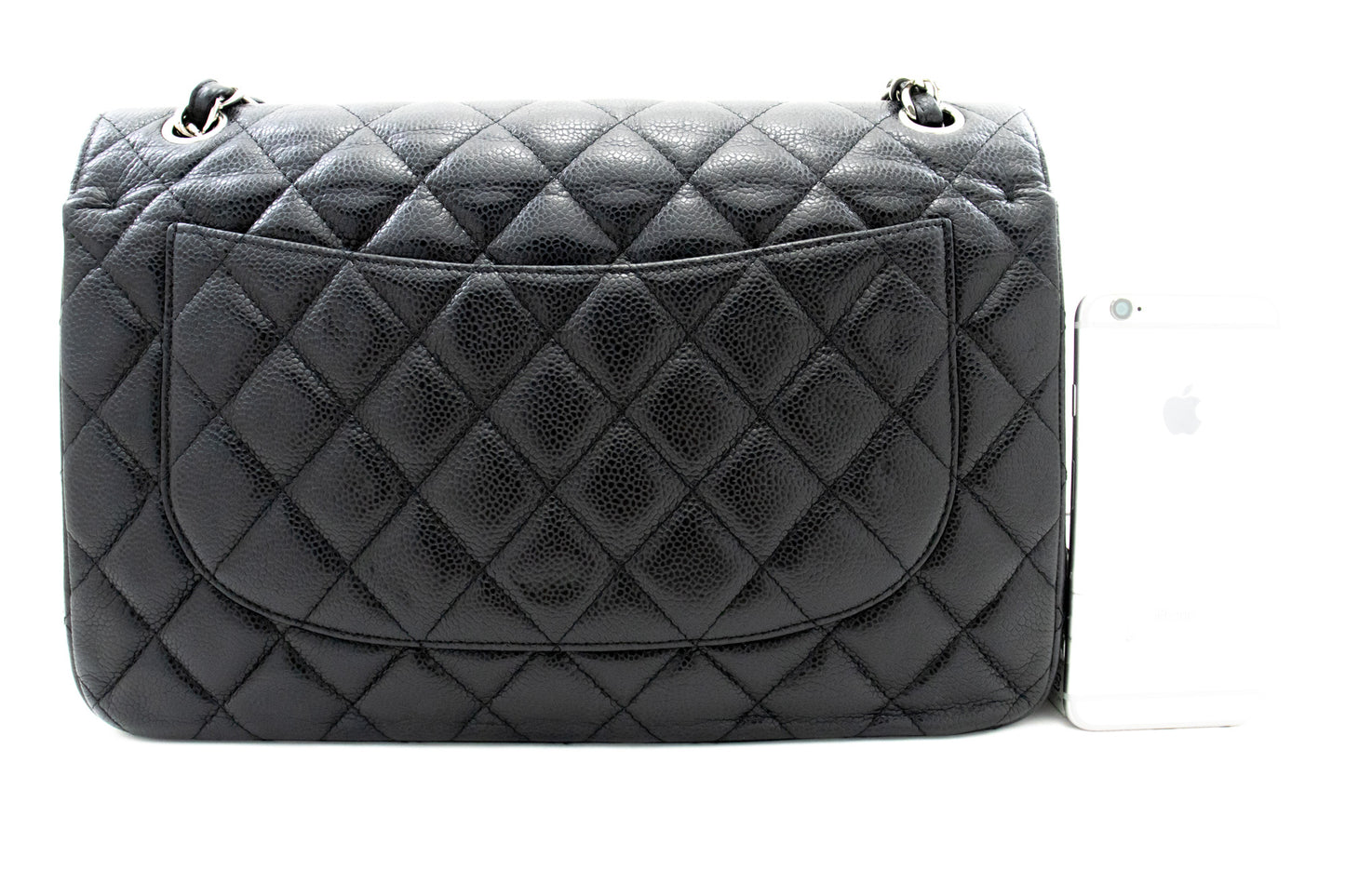 Chanel Classic Flap Black Leather Shoulder Bag