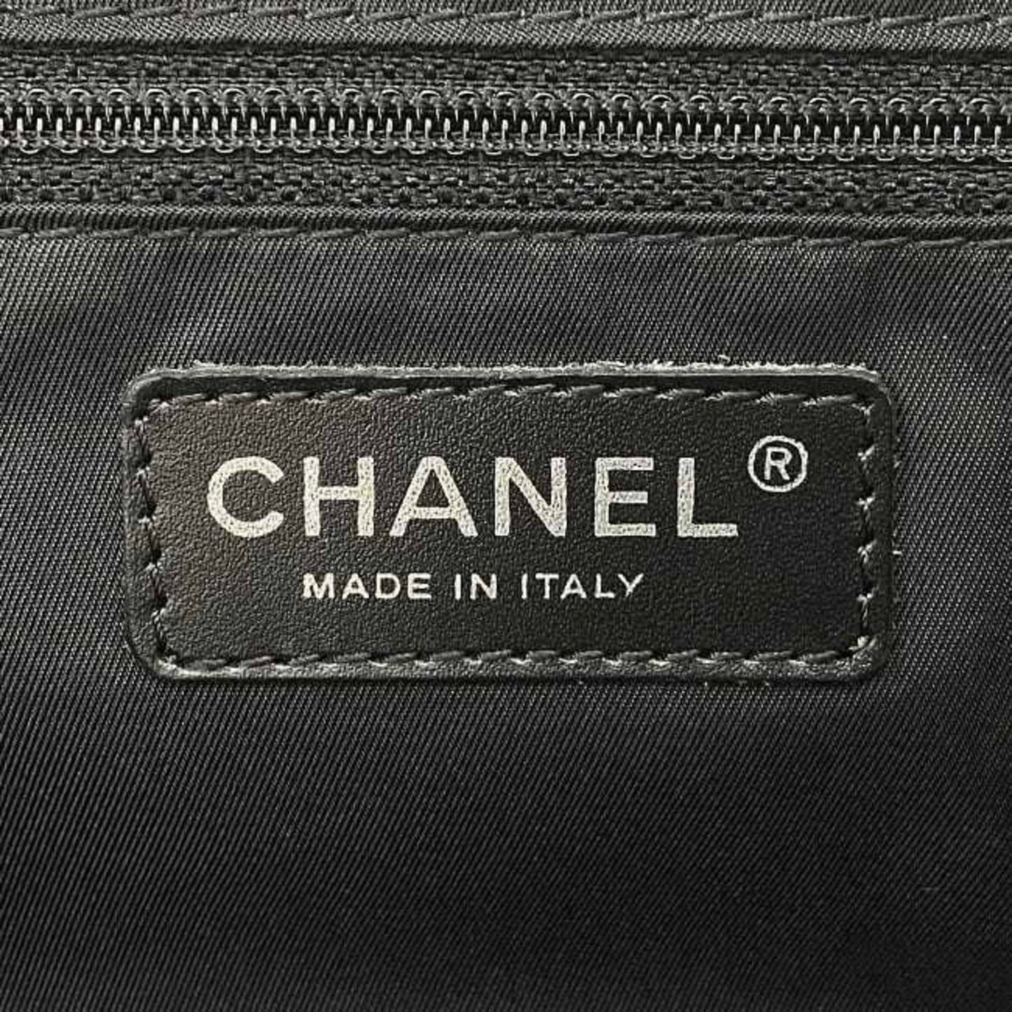 Chanel Travel line Black Synthetic Hand Bag