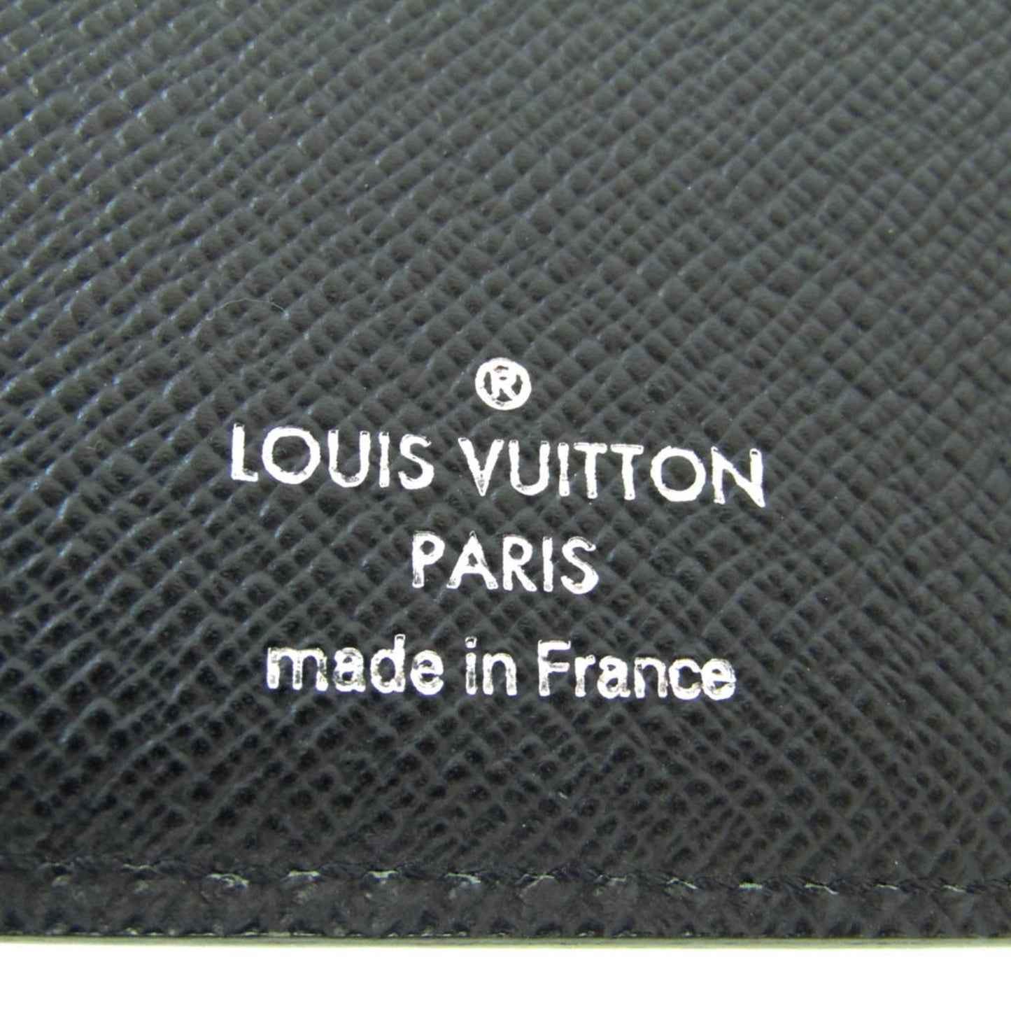 Louis Vuitton Agenda MM Black Leather Wallet Accessories