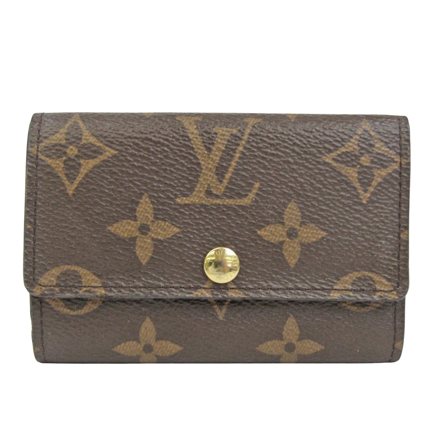 Louis Vuitton Multiclés Brown Canvas Wallet Accessories