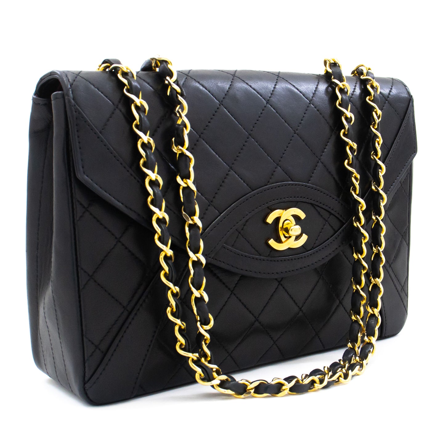 Chanel Flap bag Black Leather Shoulder Bag