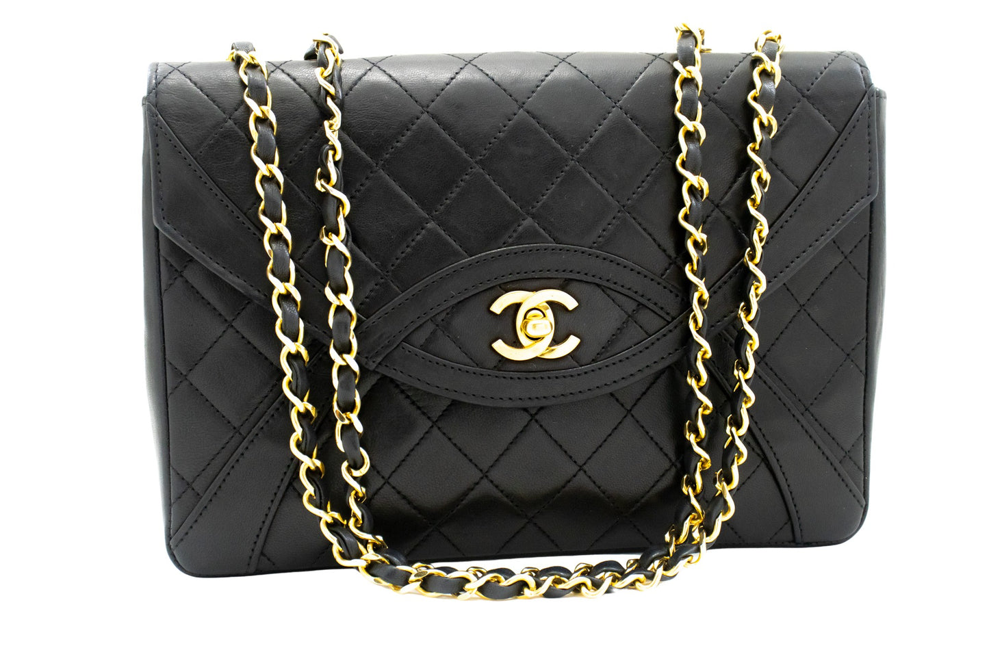 Chanel Flap bag Black Leather Shoulder Bag