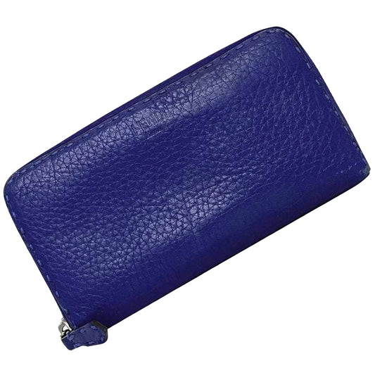 Fendi Selleria Purple Leather Wallet Accessories