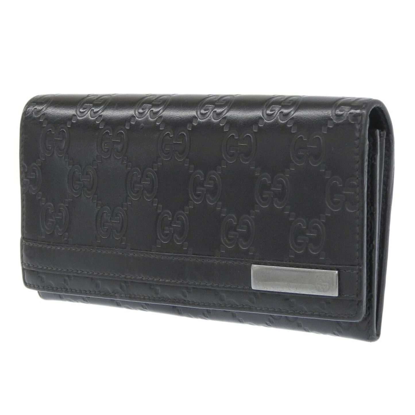 Gucci Guccissima Black Leather Wallet Accessories