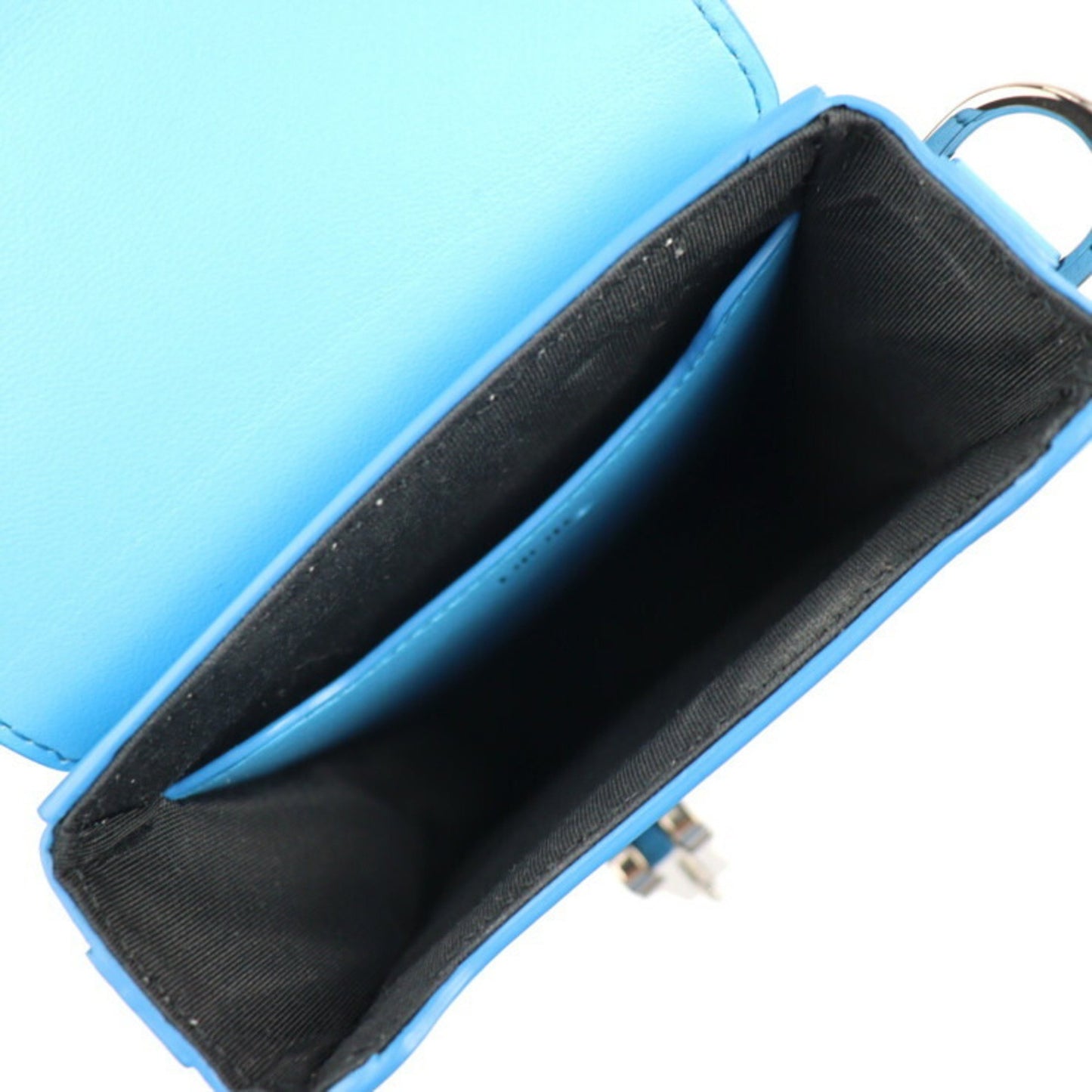 Dior Blue Leather Clutch Bag