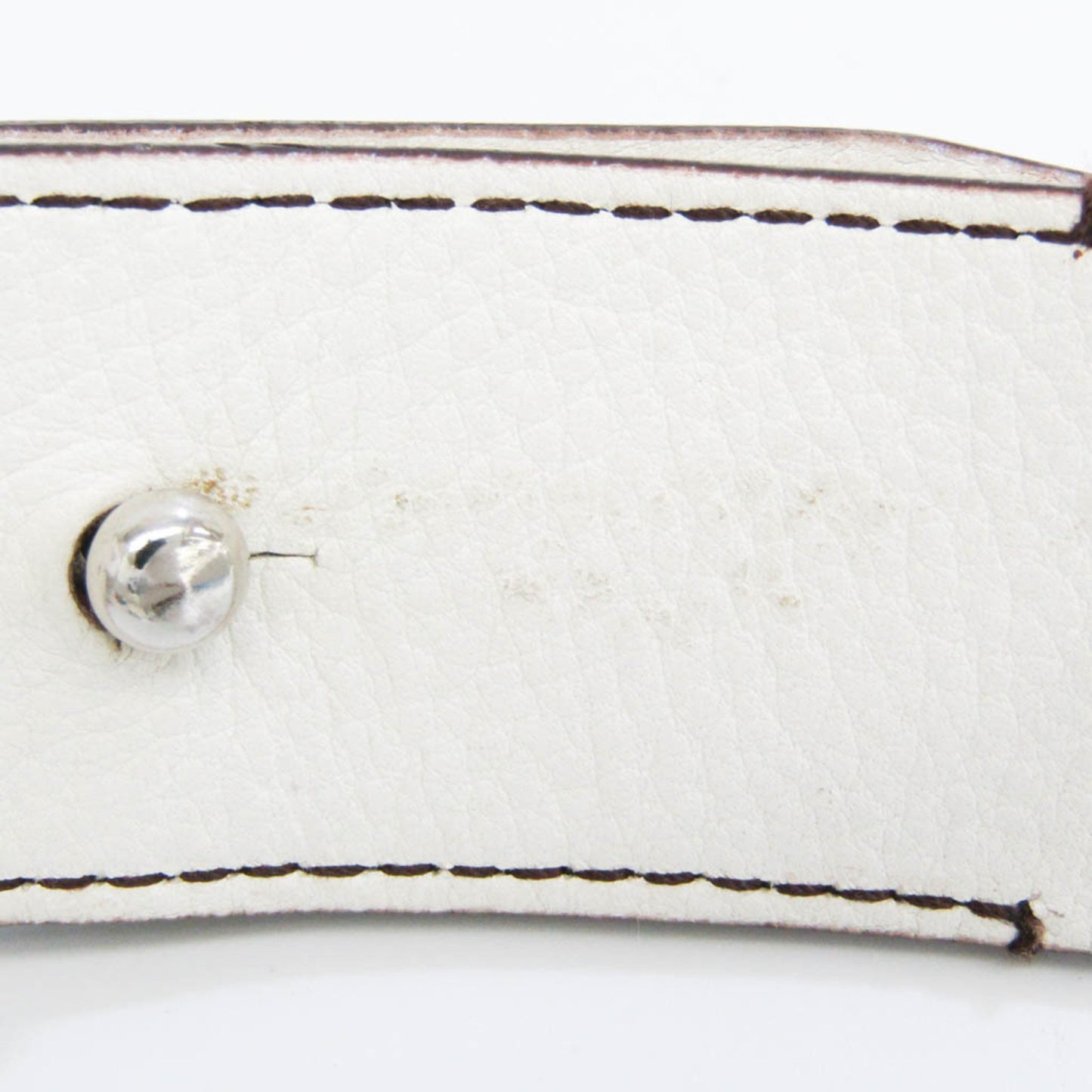 Dior Saddle White Leather Clutch Bag