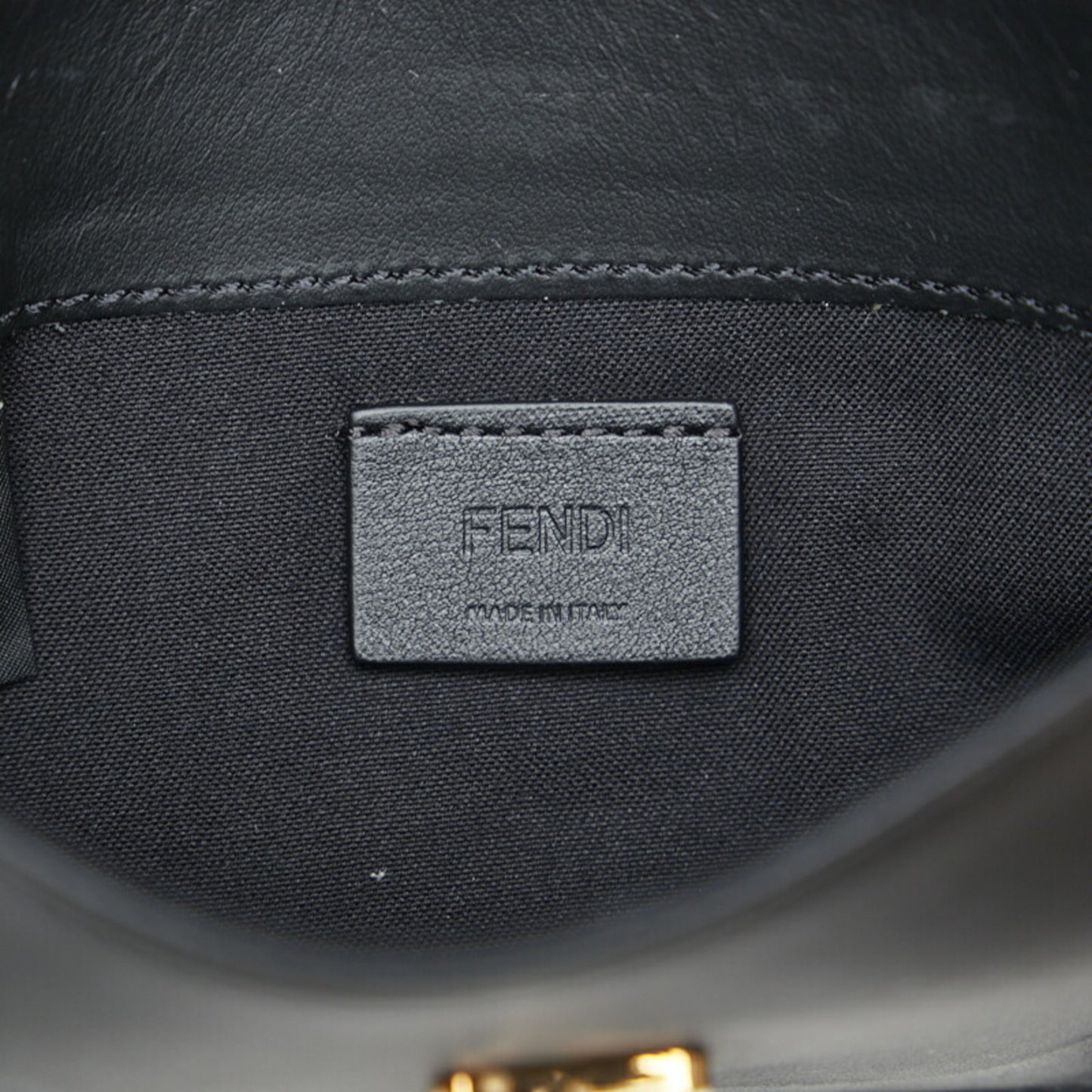 Fendi Monster Black Leather Wallet Accessories