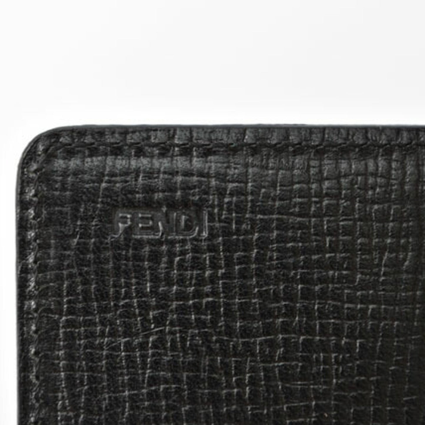 Fendi Black Cotton Wallet Accessories