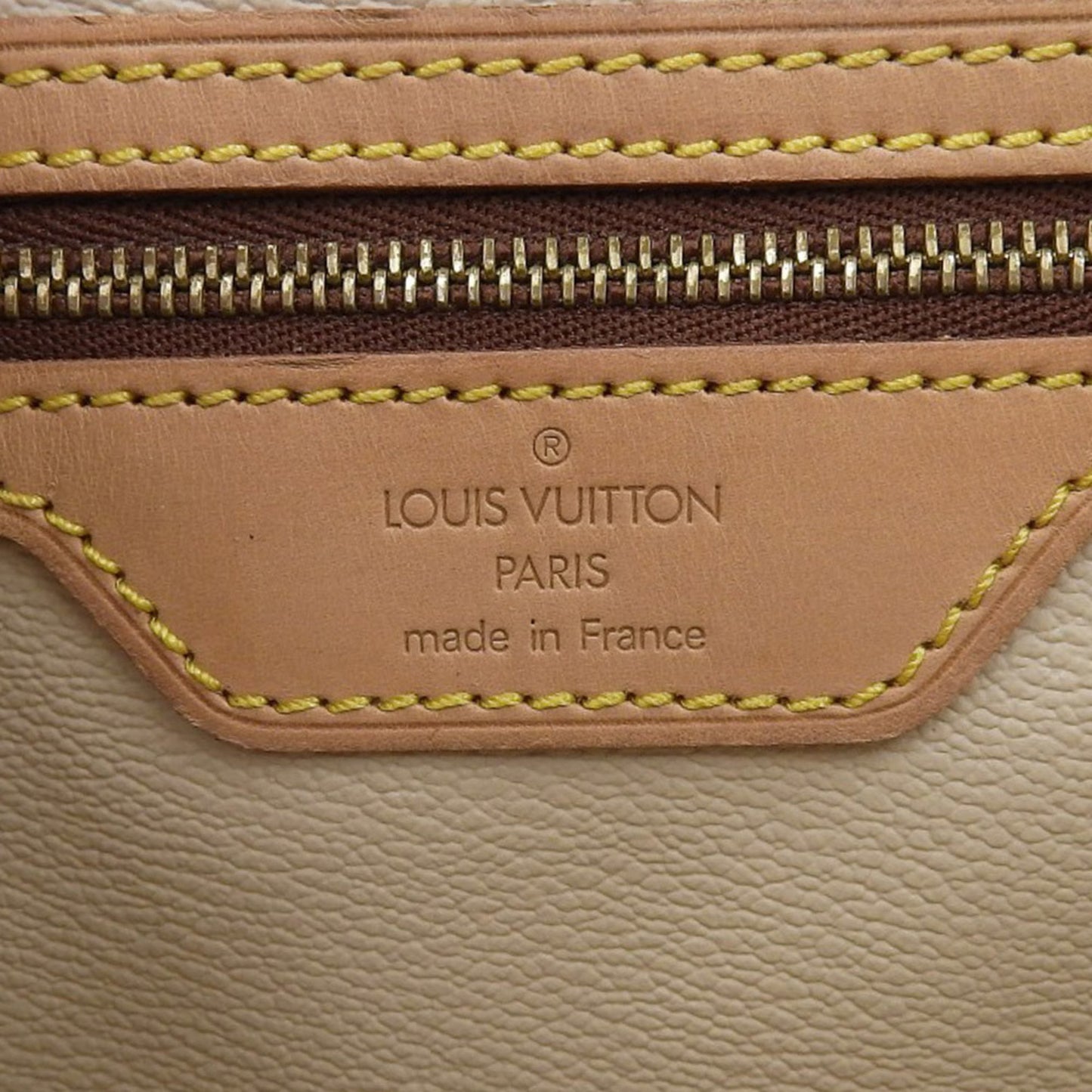 Louis Vuitton Bucket Brown Canvas Shoulder Bag