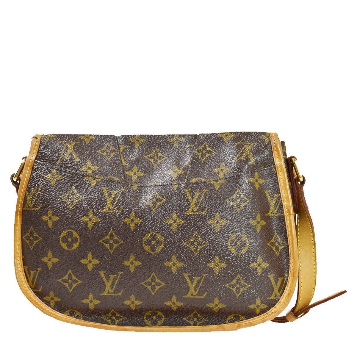 Louis Vuitton Menilmontant Brown Canvas Shoulder Bag