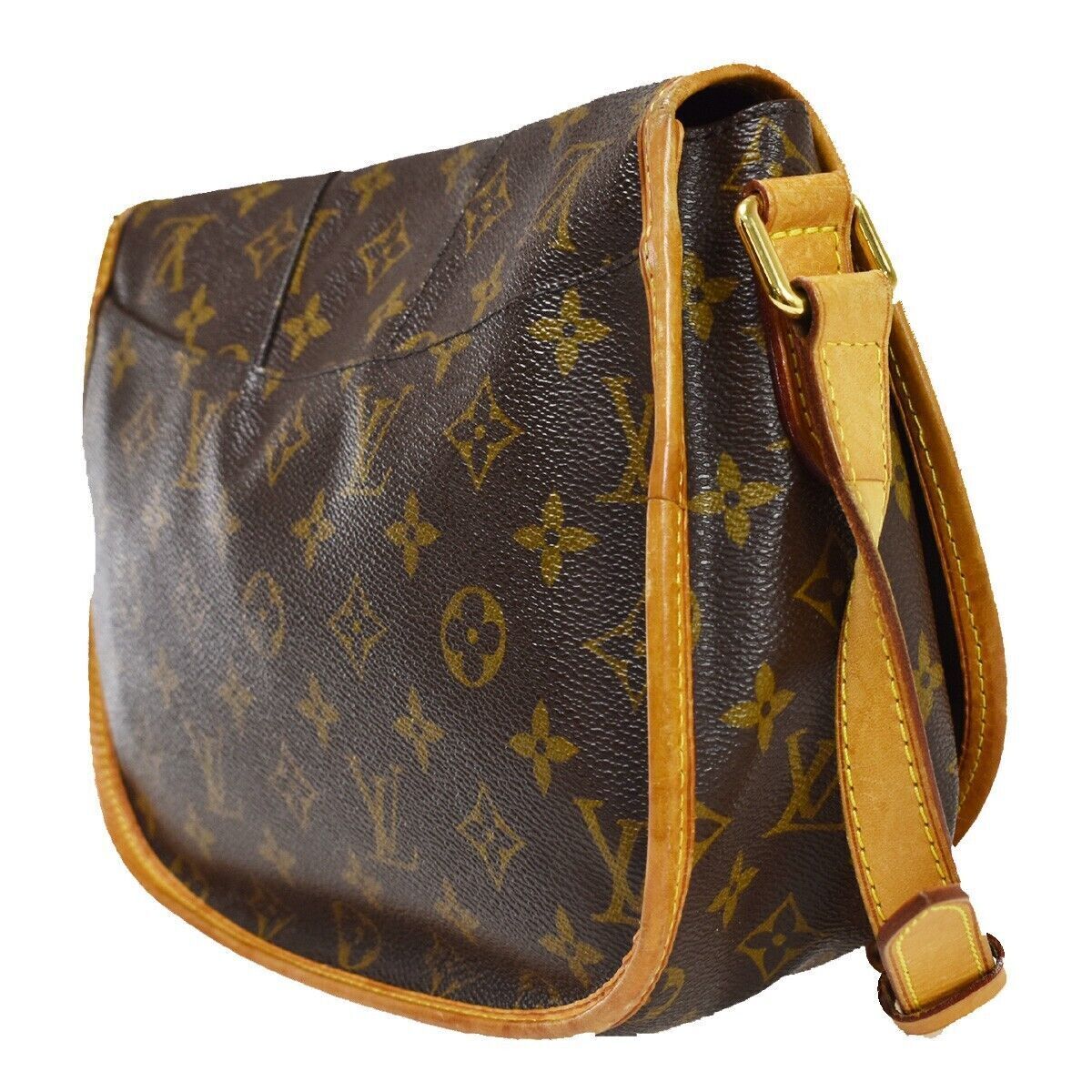 Louis Vuitton Menilmontant Brown Canvas Shoulder Bag