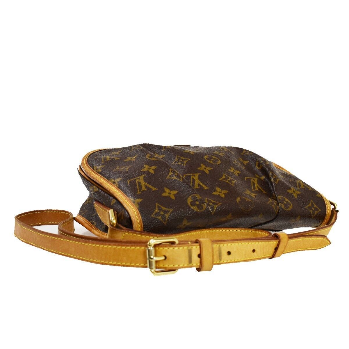 Louis Vuitton Menilmontant Brown Canvas Shoulder Bag