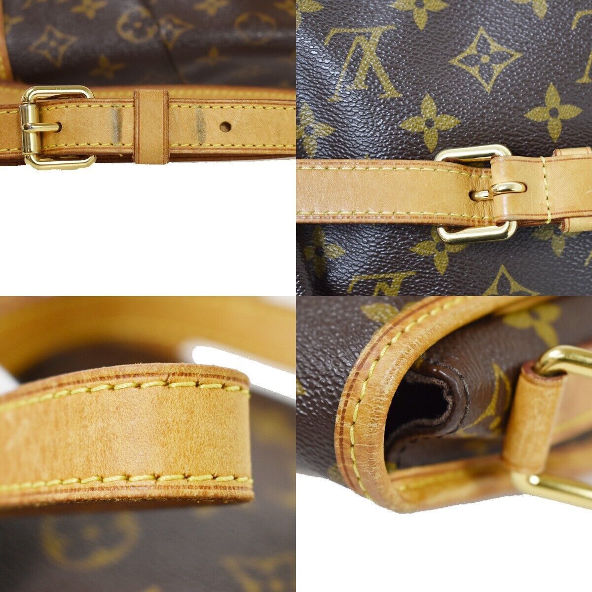 Louis Vuitton Menilmontant Brown Canvas Shoulder Bag