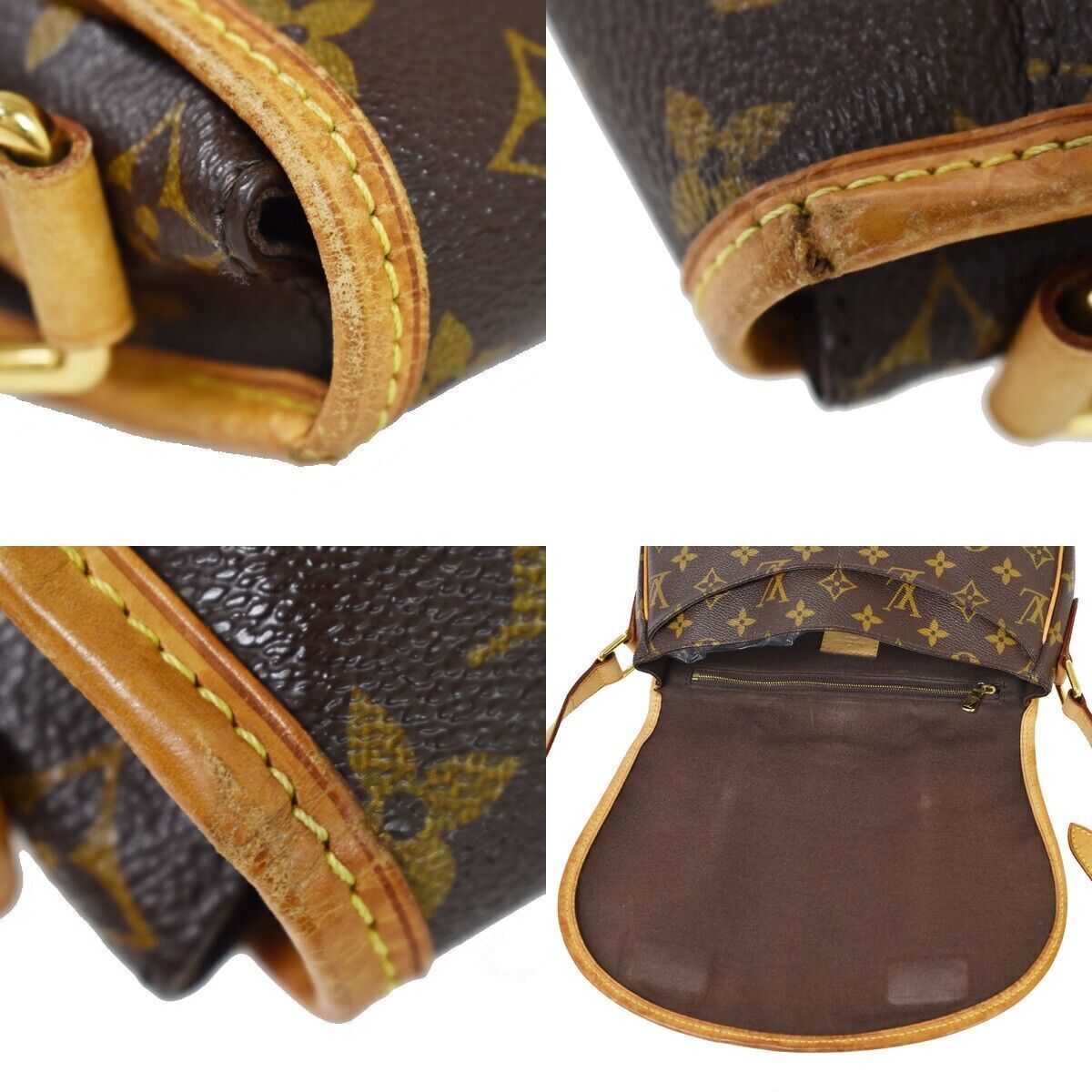 Louis Vuitton Menilmontant Brown Canvas Shoulder Bag