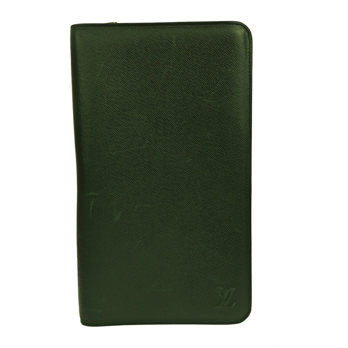 Louis Vuitton Organizer Green Leather Wallet Accessories