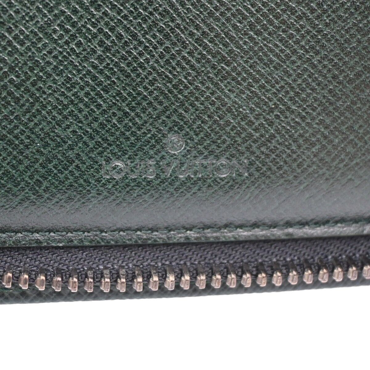 Louis Vuitton Organizer Green Leather Wallet Accessories