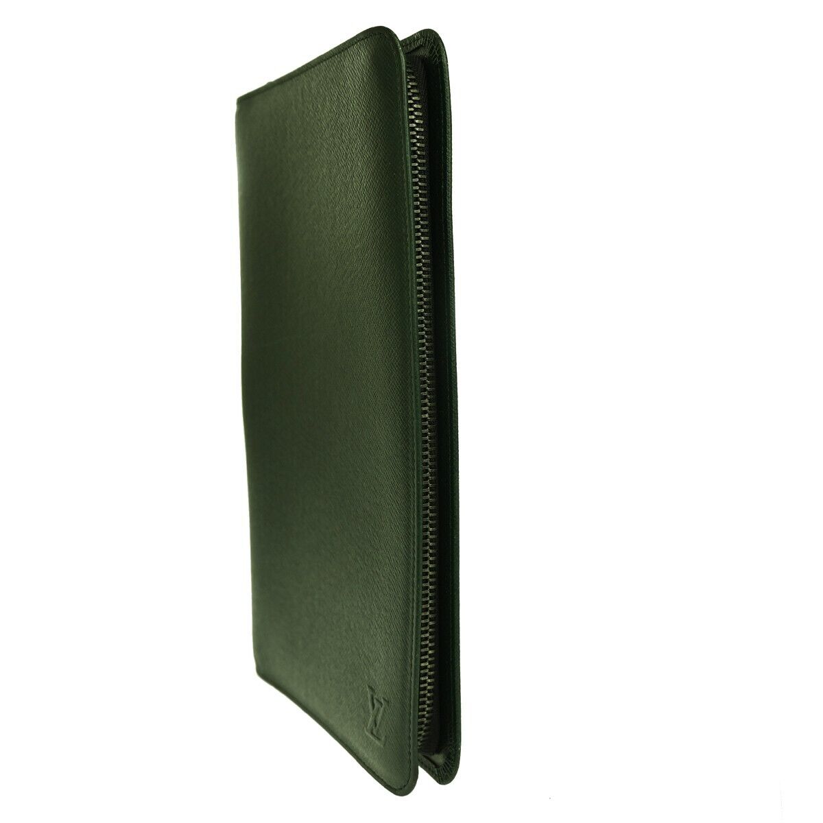 Louis Vuitton Organizer Green Leather Wallet Accessories