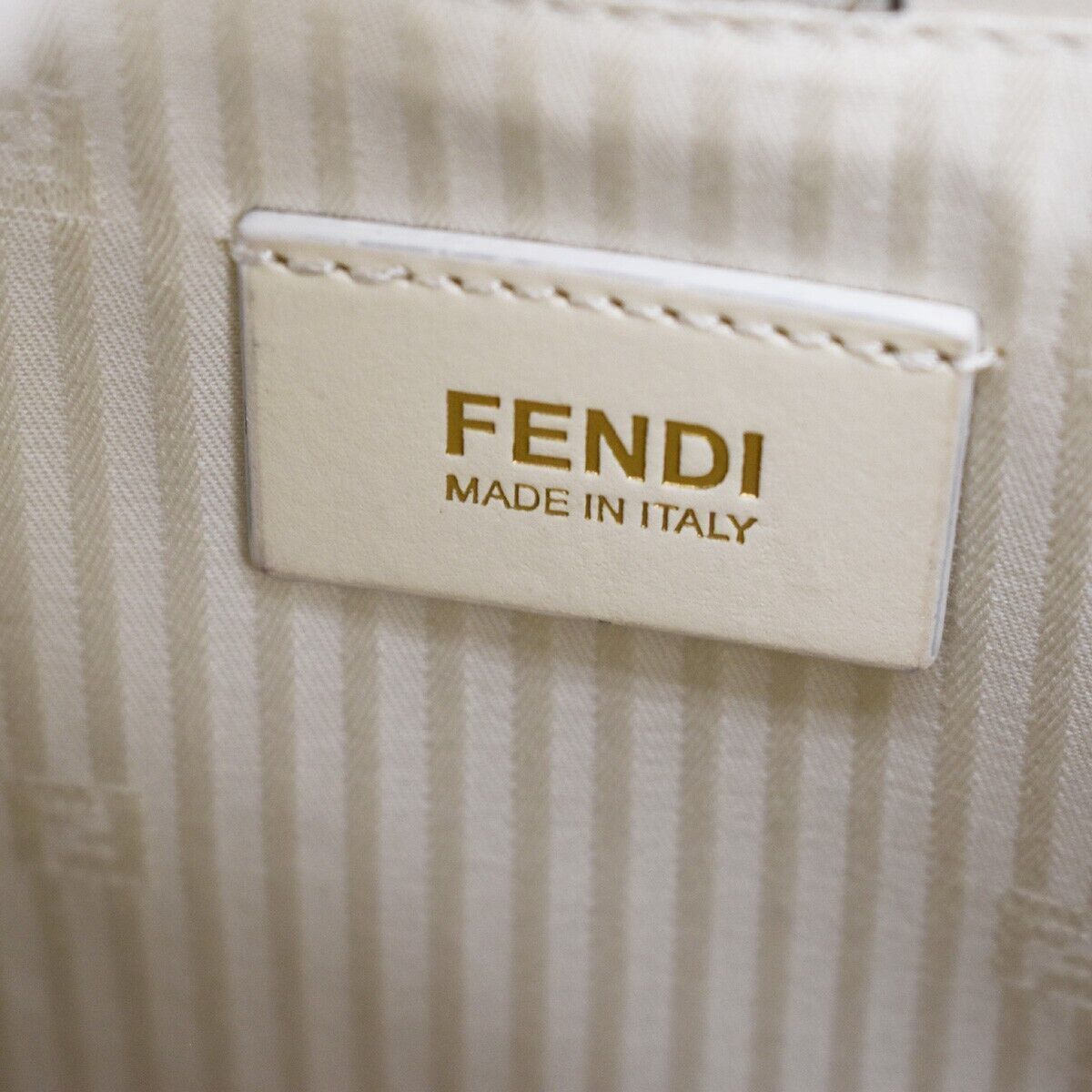 Fendi 2Jours Grey Leather Hand Bag