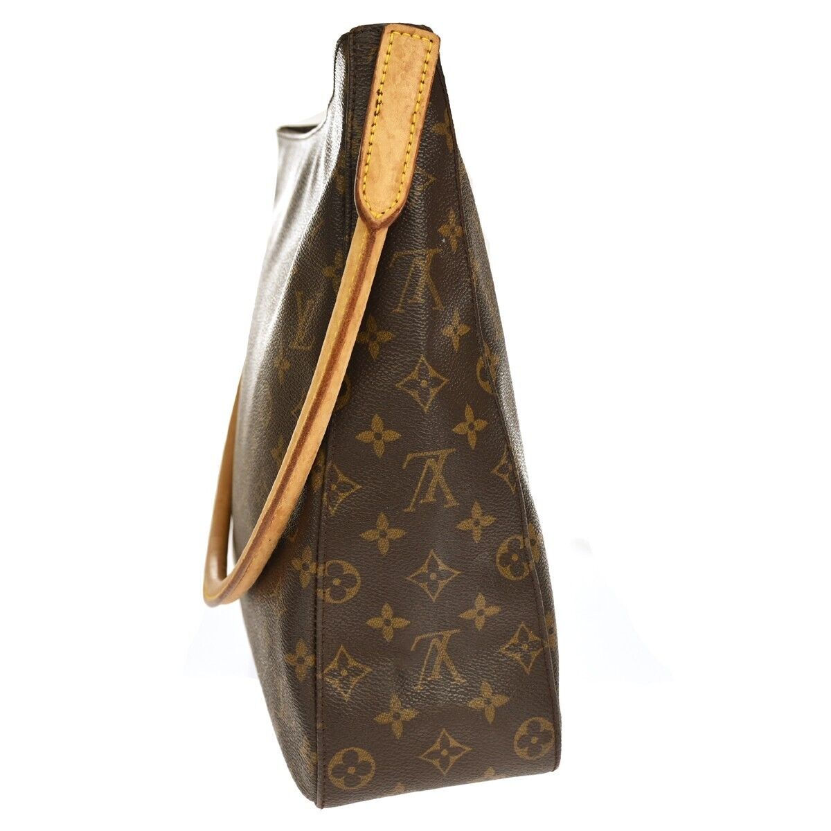 Louis Vuitton Looping GM Brown Canvas Shoulder Bag