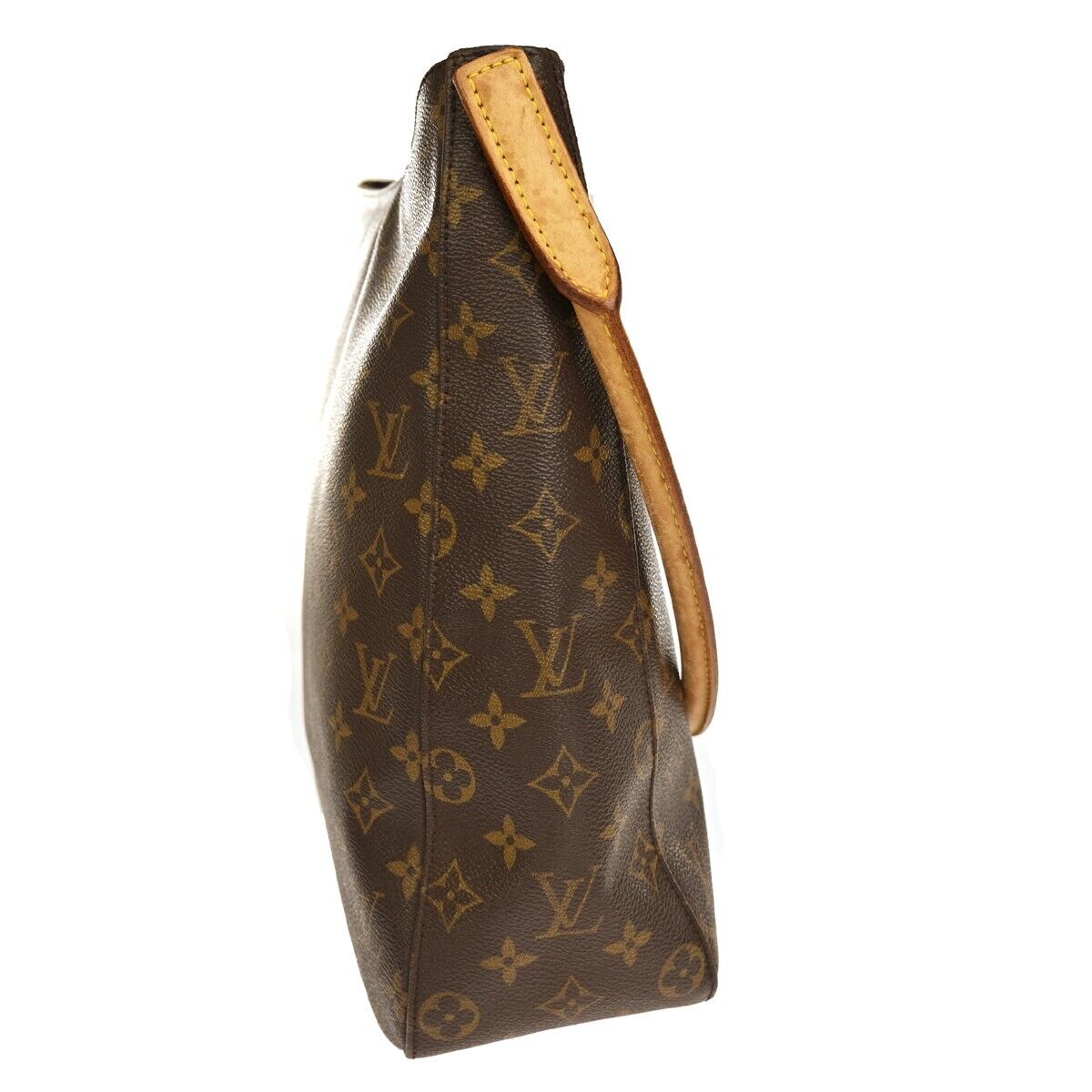 Louis Vuitton Looping GM Brown Canvas Shoulder Bag