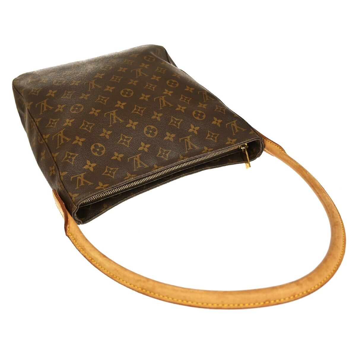 Louis Vuitton Looping GM Brown Canvas Shoulder Bag