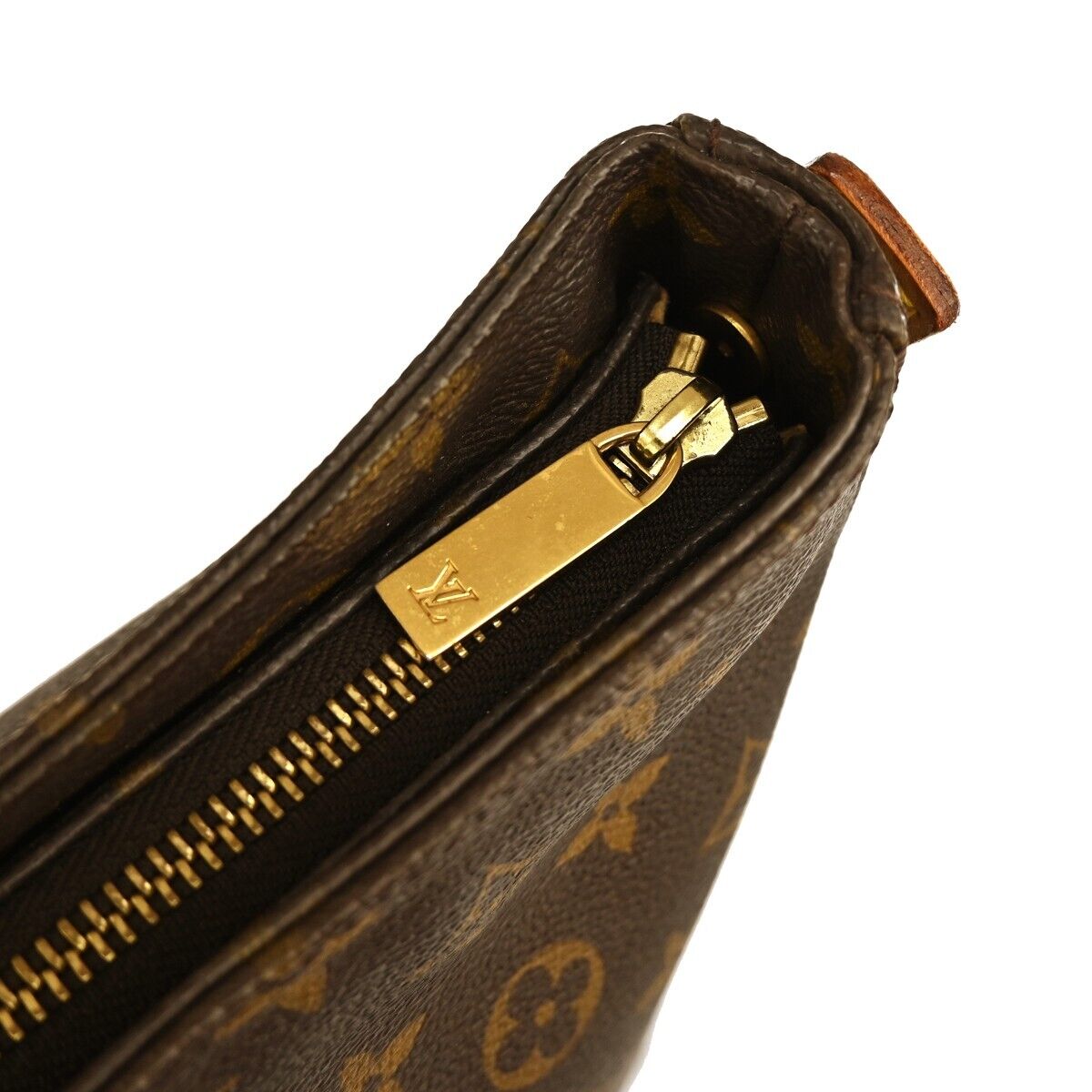 Louis Vuitton Looping GM Brown Canvas Shoulder Bag