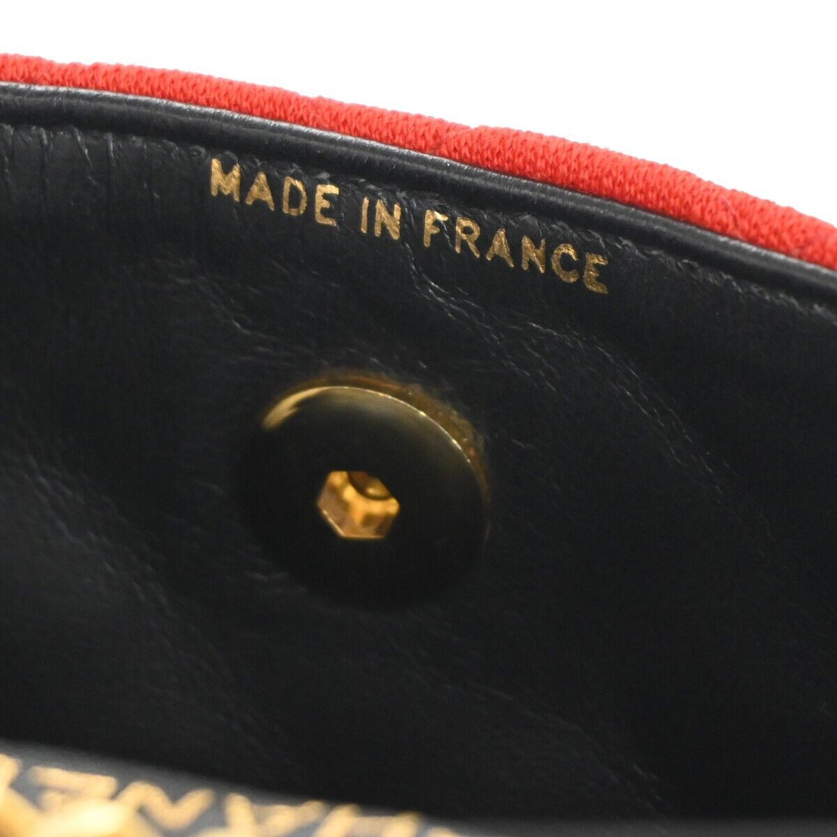 Chanel Mini matelassé Red Canvas Shoulder Bag