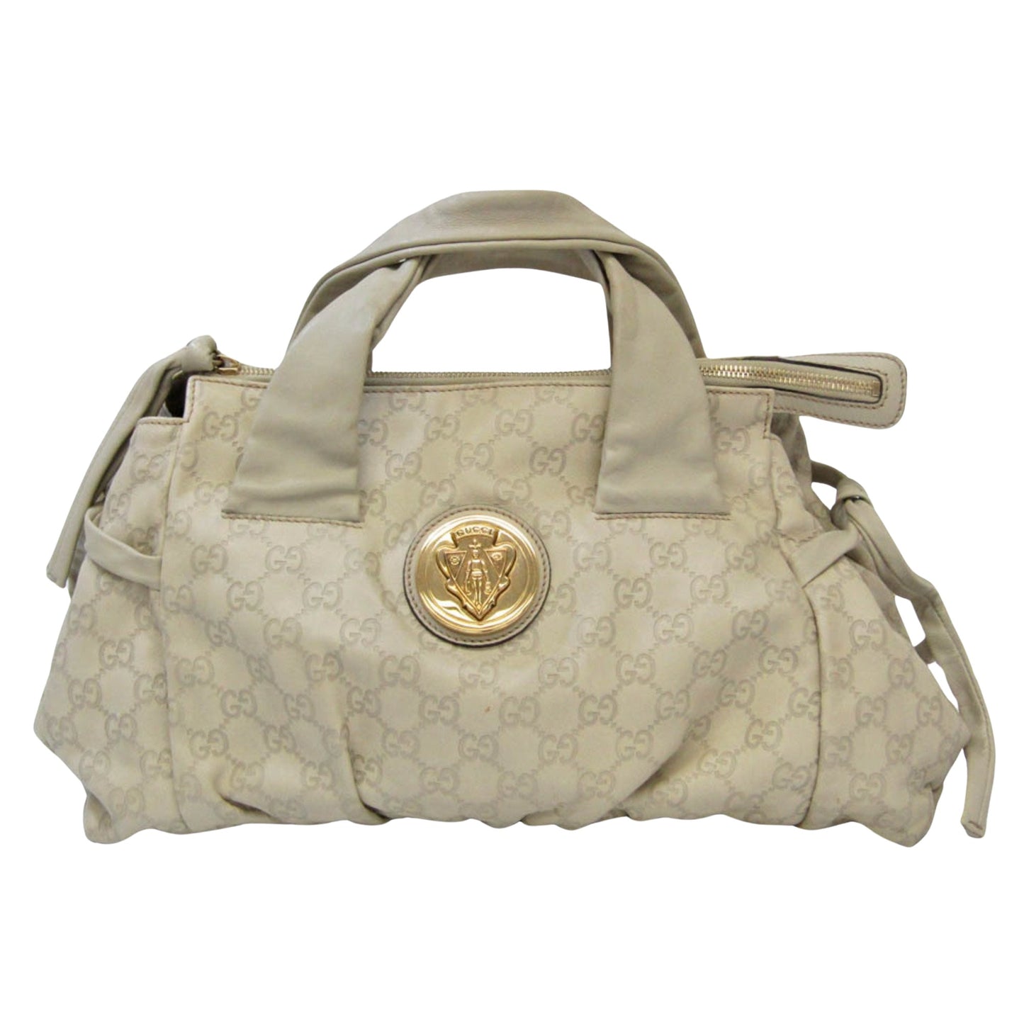 Gucci Hysteria Beige Leather Hand Bag